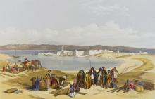 THE HOLY LAND BY DAVID ROBERTS, 1856 LITHOGRAPH