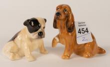 TWO ROYAL DOULTON "DOG" FIGURINES