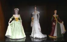 FIVE FRANKLIN MINT FIGURINES