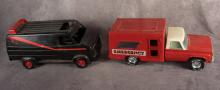 5 TOY VEHICLES