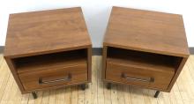 PAIR OF STRUCTUBE NIGHTSTANDS