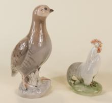 TWO DANISH "BIRD" FIGURINES