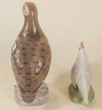 TWO DANISH "BIRD" FIGURINES