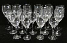 SET SWEDISH CRYSTAL STEMWARE