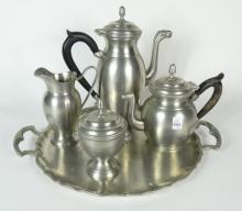 PEWTER 5-PIECE SERVICE