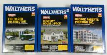 3 WALTHERS BUILDING KITS