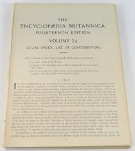 ENCYCLOPEDIA BRITANNICA ATLAS, 1929