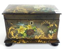 ANTIQUE TEA CADDY