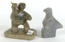 TWO INUIT CARVINGS