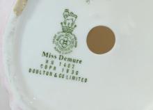 ROYAL DOULTON "MISS DEMURE" FIGURINE