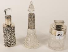 THREE SCENT BOTTLES