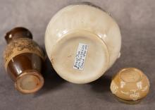 THREE PIECES OF ANTIQUE POTTERY