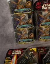 BOX LOT OF STAR WARS TOYS