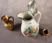 THREE PIECES OF ANTIQUE POTTERY