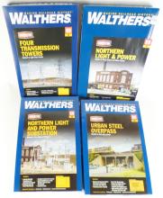 4 WALTHERS BUILDING KITS