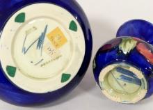 TWO MOORCROFT POTTERY VASES