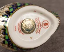 LIMITED EDITION DERBY "FARMYARD COCKEREL" PAPERWEIGHT