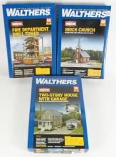 3 WALTHERS BUILDING KITS