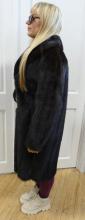 BROWN MINK FUR COAT