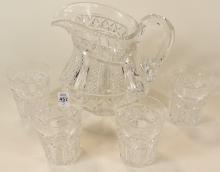 FINE CUT CRYSTAL BEVERAGE SET