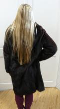 BROWN MINK FUR COAT