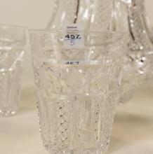 FINE CUT CRYSTAL BEVERAGE SET