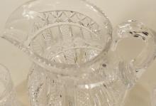 FINE CUT CRYSTAL BEVERAGE SET