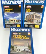 3 WALTHERS BUILDING KITS