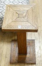 OAK PEDESTAL