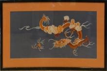 THREE ASIAN FRAMED ITEMS