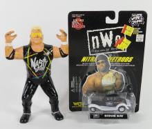 FOUR WCW WRESTLING TOYS