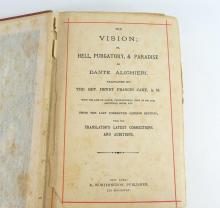 ANTIQUE DANTE ALIGHIERI VOLUME