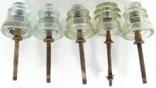 ANTIQUE GLASS INSULATORS