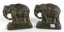 PAIR CAST IRON BOOKENDS