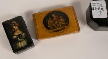 3 SNUFF BOXES