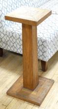 OAK PEDESTAL