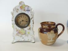 THREE JUGS AND CLOCK