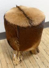 COWHIDE STOOL