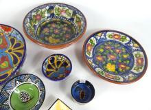 COLOURFUL ART POTTERY