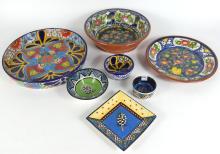 COLOURFUL ART POTTERY
