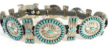 VINTAGE NAVAJO CONCHO BELT