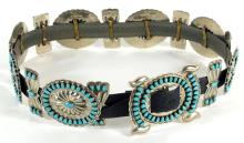 VINTAGE NAVAJO CONCHO BELT