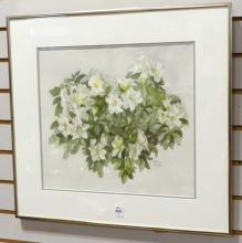 TWO FRAMED "STILL LIFE" WATERCOLOURS