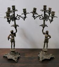 FIGURAL CANDELABRA