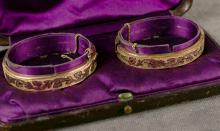 PAIR OF VICTORIAN BANGLE BRACELETS