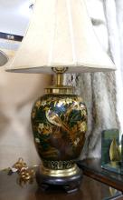 TWO ASIAN TABLE LAMPS