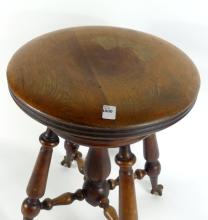 ANTIQUE PIANO STOOL