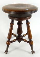 ANTIQUE PIANO STOOL