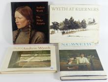 FOUR ANDREW WYETH VOLUMES