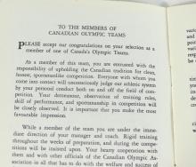 1956 OLYMPIC COMPETITORS HANDBOOK